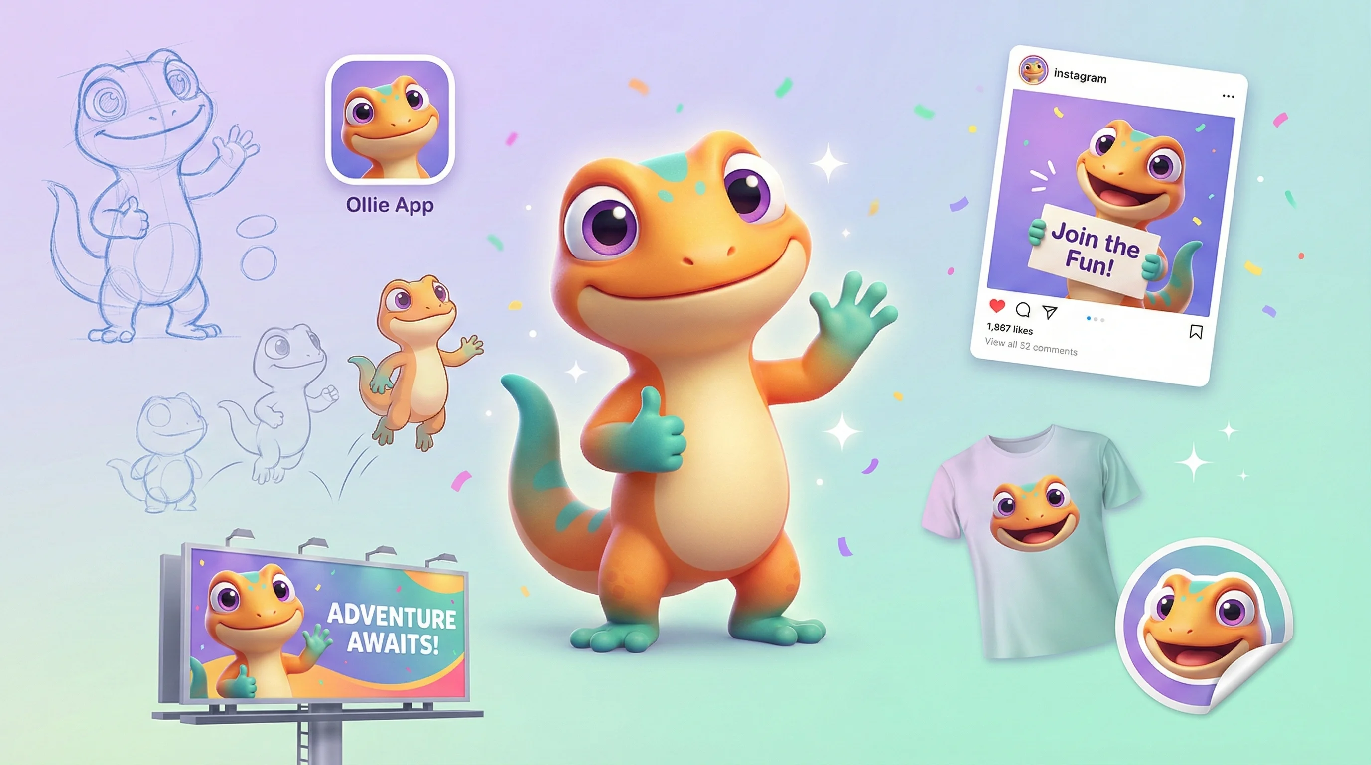 3D-маскоты для брендов. Как создать запоминающегося персонажа